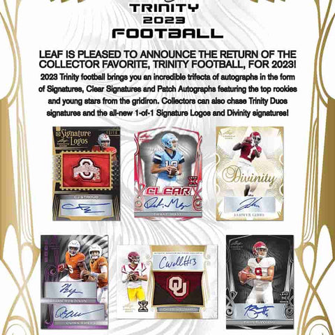 2023 Leaf Trinity Football Hobby