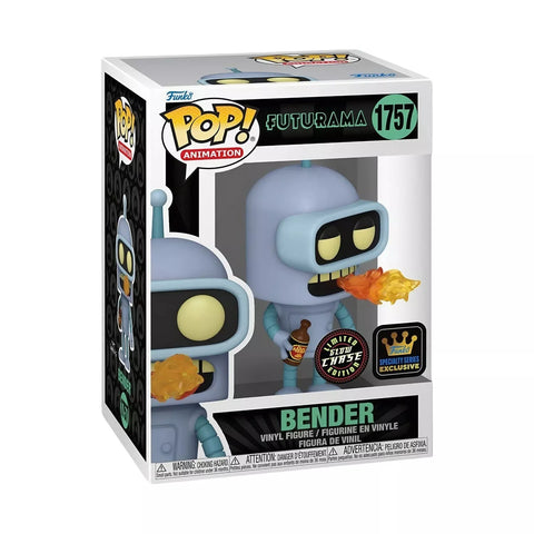 Futurama Bender Funko Pop! Vinyl Figure #1757 - Specialty Series (Chase)