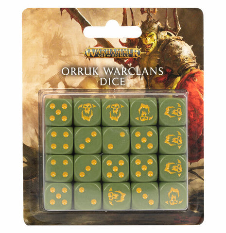 Age of Sigmar Orruk Warclans Dice (2021)