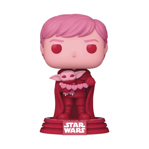 POP STAR WARS VALENTINES S2 LUKE & GROGU VINYL FIG (C: 1-1-2