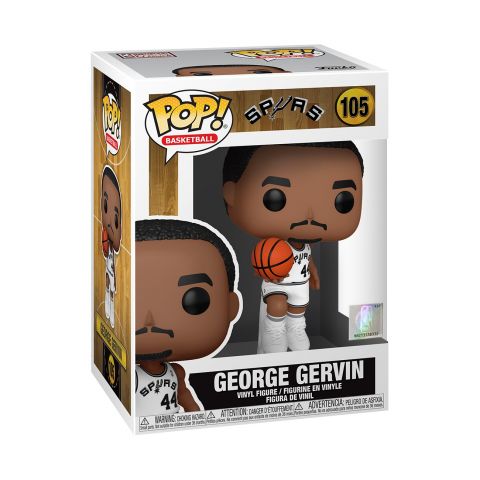 NBA: Legends George Gervin (Spurs Home) Pop! Vinyl Figure