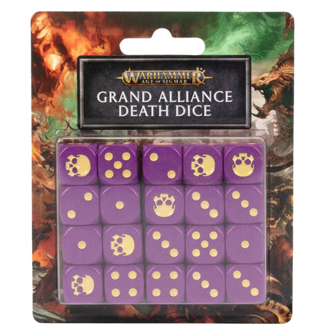Warhammer Age Of Sigmar: Grand Alliance Death - Dice Set