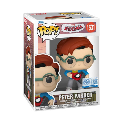 Your Friendly Neighborhood Spider-Man Peter Parker Funko Pop! Vinyl Figure #1531 - Entertainment Earth Exclusive