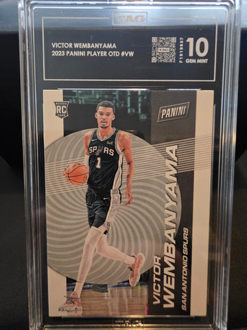 Wemby 2023 Panini Player of the Day #VW TAG 10 GEM MINT