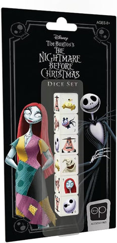 USAOPOLY Nightmare Before Christmas Dice Set | Collectible d6 Dice