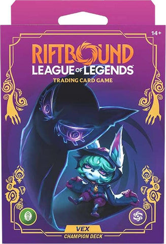RIFTBOUND: LEAGUE OF LEGENDS TCG UNLEASHED CHAMPION DECK - VEX