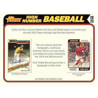 2023 Topps Heritage High Number Baseball Hobby Packs
