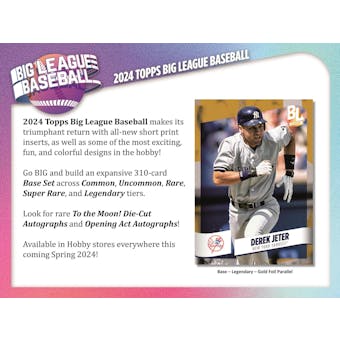2024 Topps Big League Baseball Hobby Pack