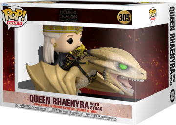 House of the Dragon Queen Rhaenyra w/ Syrax Pop! Vinyl Figure #305