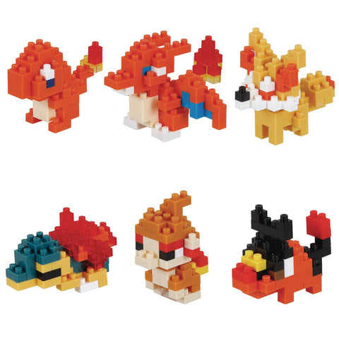 POKEMON NANOBLOCK MININANO FIRE TYPE 1 6PC