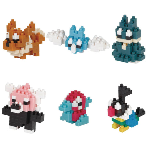 POKEMON NANOBLOCK MININANO NORMAL TYPE 1 6PC