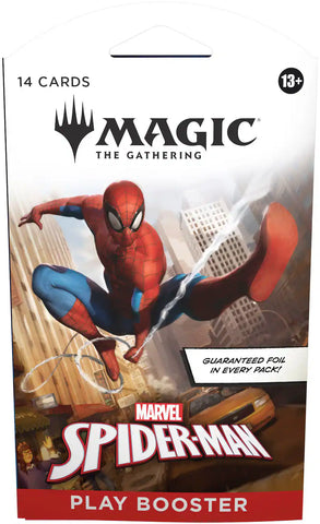 Magic the Gathering CCG: Marvel`s Spider Man Sleeved Play Booster (14 Cards per Pack)