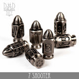 7 Shooter Iron (Metal) Dice Set