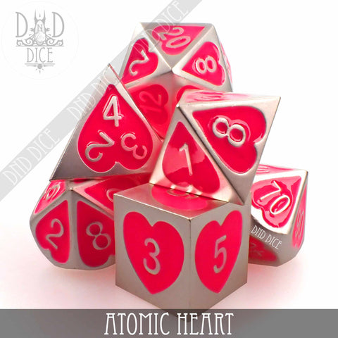 Atomic Heart (Metal) Dice Set