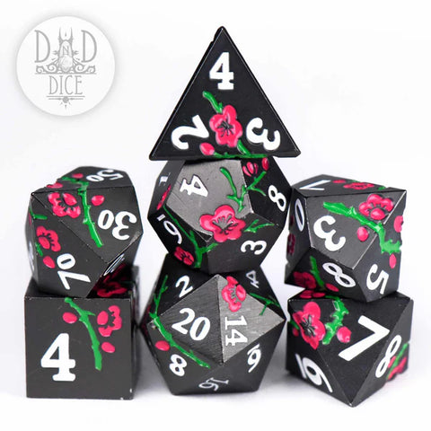 Steel Magnolias Pink (Metal) Dice Set