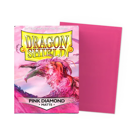 Dragon Shield Sleeves Matte Pink Diamond 100ct