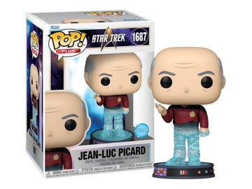 Star Trek - Jean-Luc Picard (Transporter) Pop! Vinyl Figure #1687 PLUS