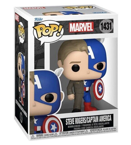 Marvel Comics Split Steve Rogers/Captain America Funko Pop! Vinyl Figure #1431