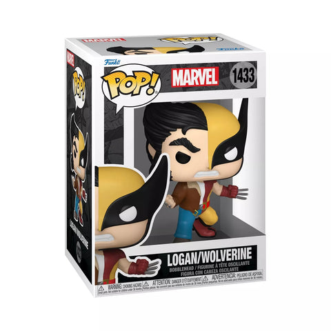 Marvel Comics Split Logan/Wolverine Funko Pop! Vinyl Figure #1433
