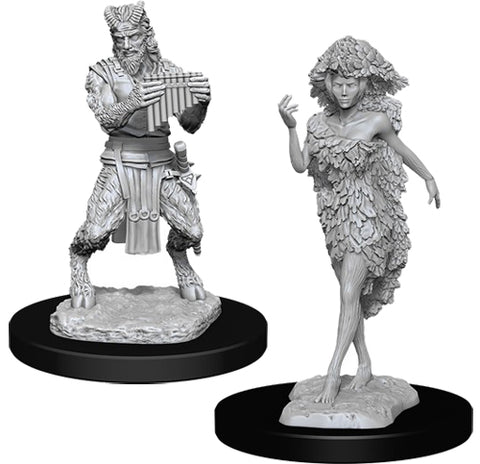 Dungeons & Dragons Nolzur's Marvelous Unpainted Miniatures - Satyr & Dryad