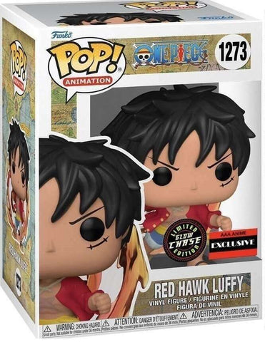 POP Animation: One Piece - Red Hawk Luffy (AAA Exclusive) (GITD Chase)