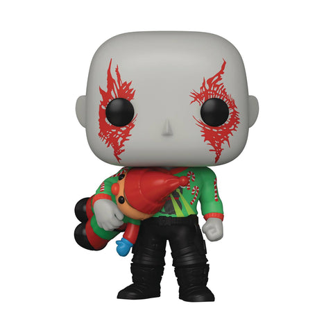 POP MARVEL GUARDIANS OF THE GALAXY HOLIDAY DRAX VIN FIG (C: