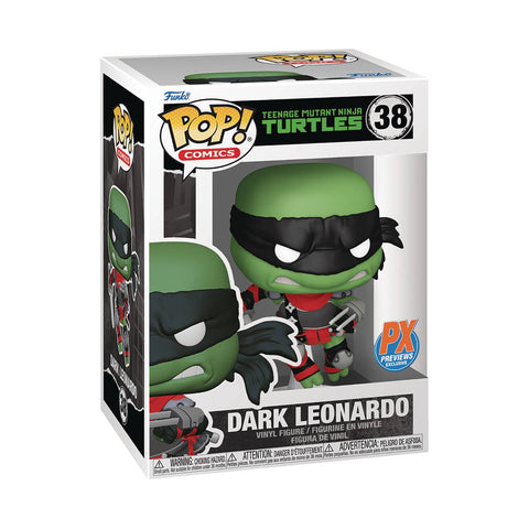 POP COMICS TMNT DARK LEONARDO PX VIN FIG (C: 1-1-1)