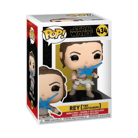 The Rise of Skywalker Rey with 2 Light Sabers Pop! Vinyl Figure